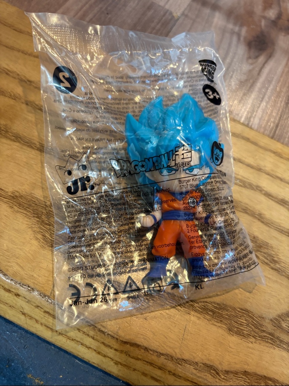 New 2026 Burger King Dragon Ball Z Super Saiyan Blue Goku Sealed